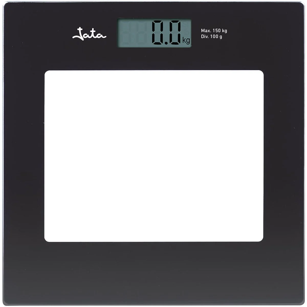 Báscula Baño Jata 290N 150 kg Cristal Negra