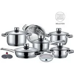 Batería de cocina Silvano 8 piezas Acero Inox