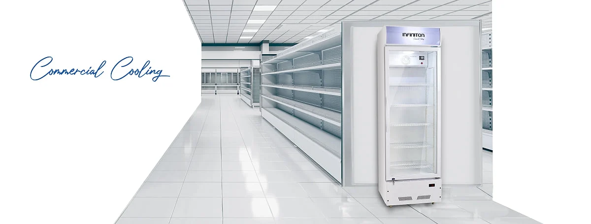 Vitrina Expositora Infiniton 192x60 Blanca