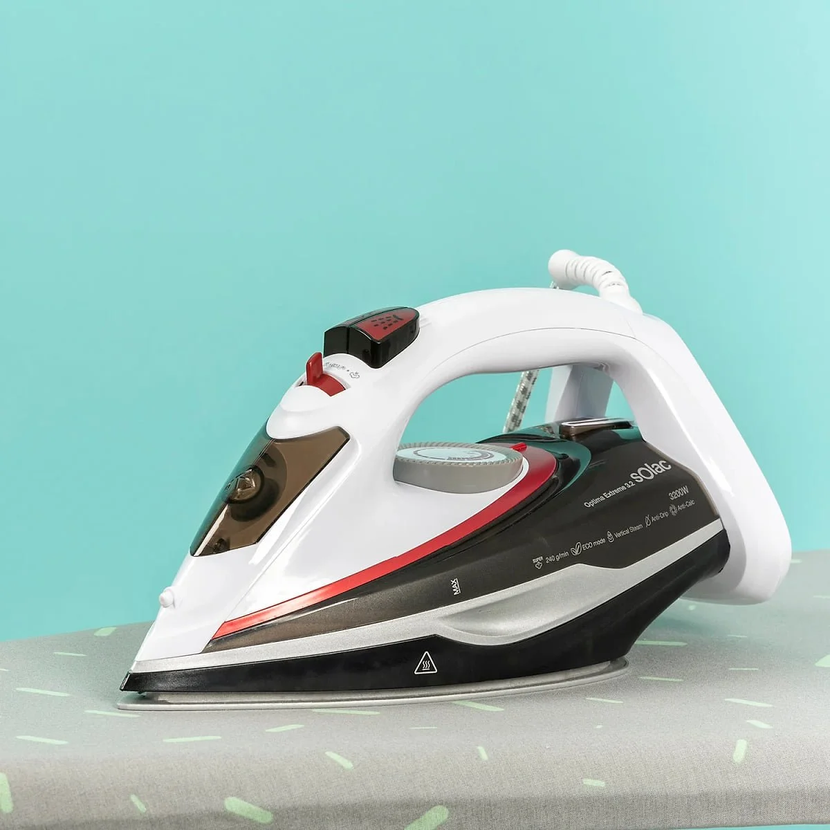 Plancha Vapor Solac Optima Extreme 3.2 3200 W 240 g/min Blanco
