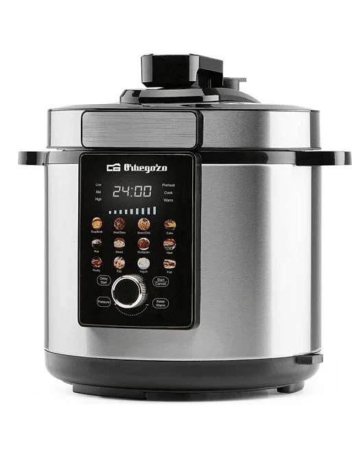 Olla programable Orbegozo HPE 6500 6 L 1000 W Acero Inox