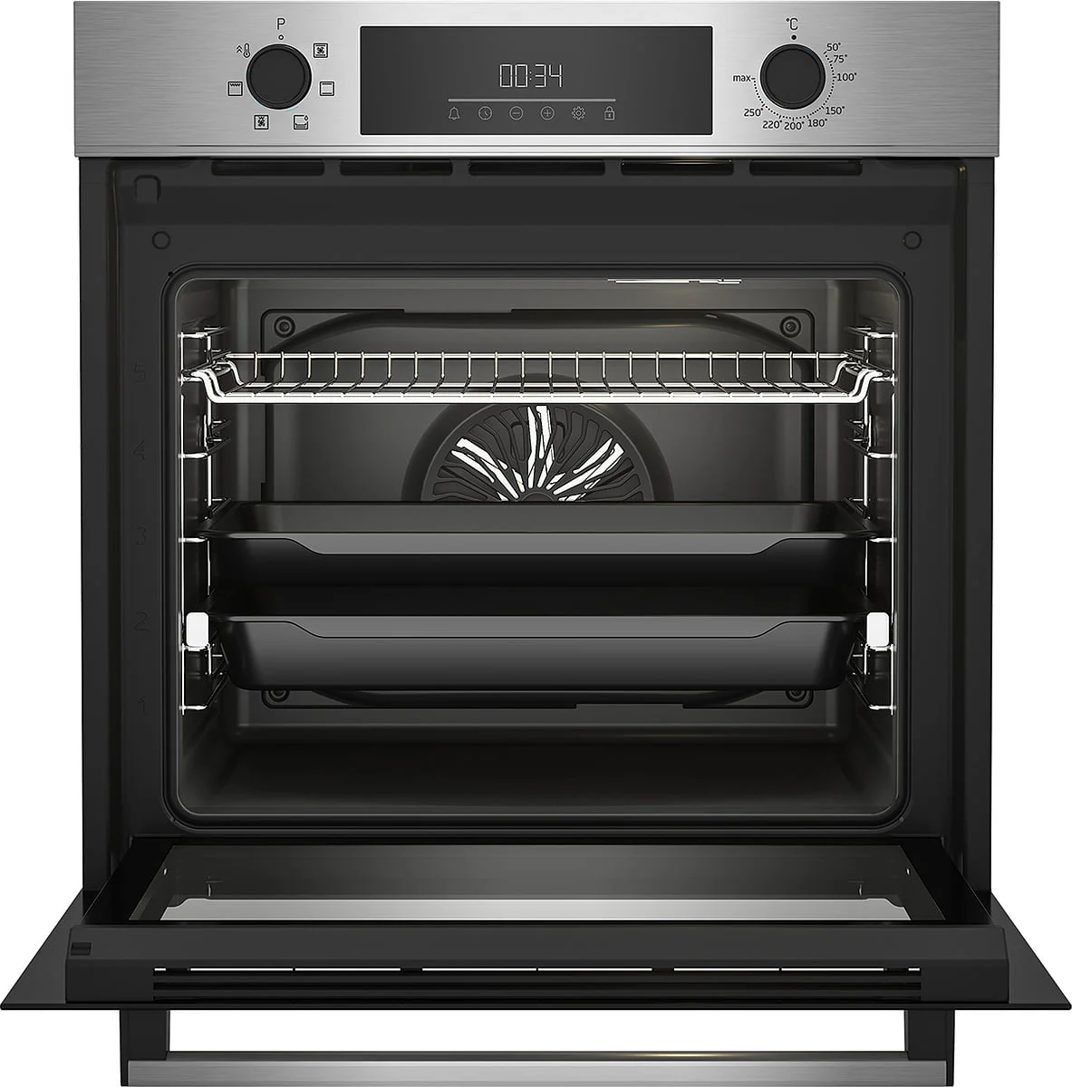 Horno Multifunción Beko GIAS 72 L Inox 2400 W Clase A