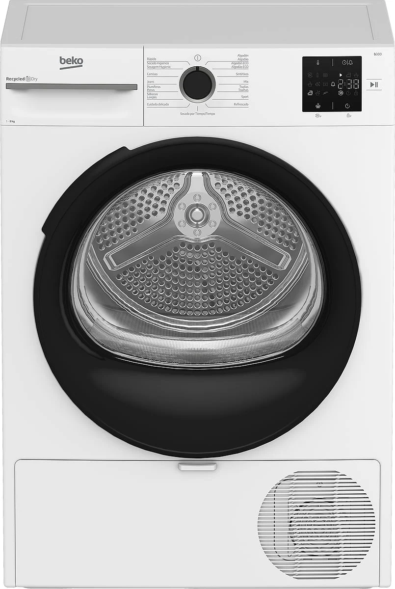 Secadora Beko BOMBA CALOR 8 Kg Clase E Blanco
