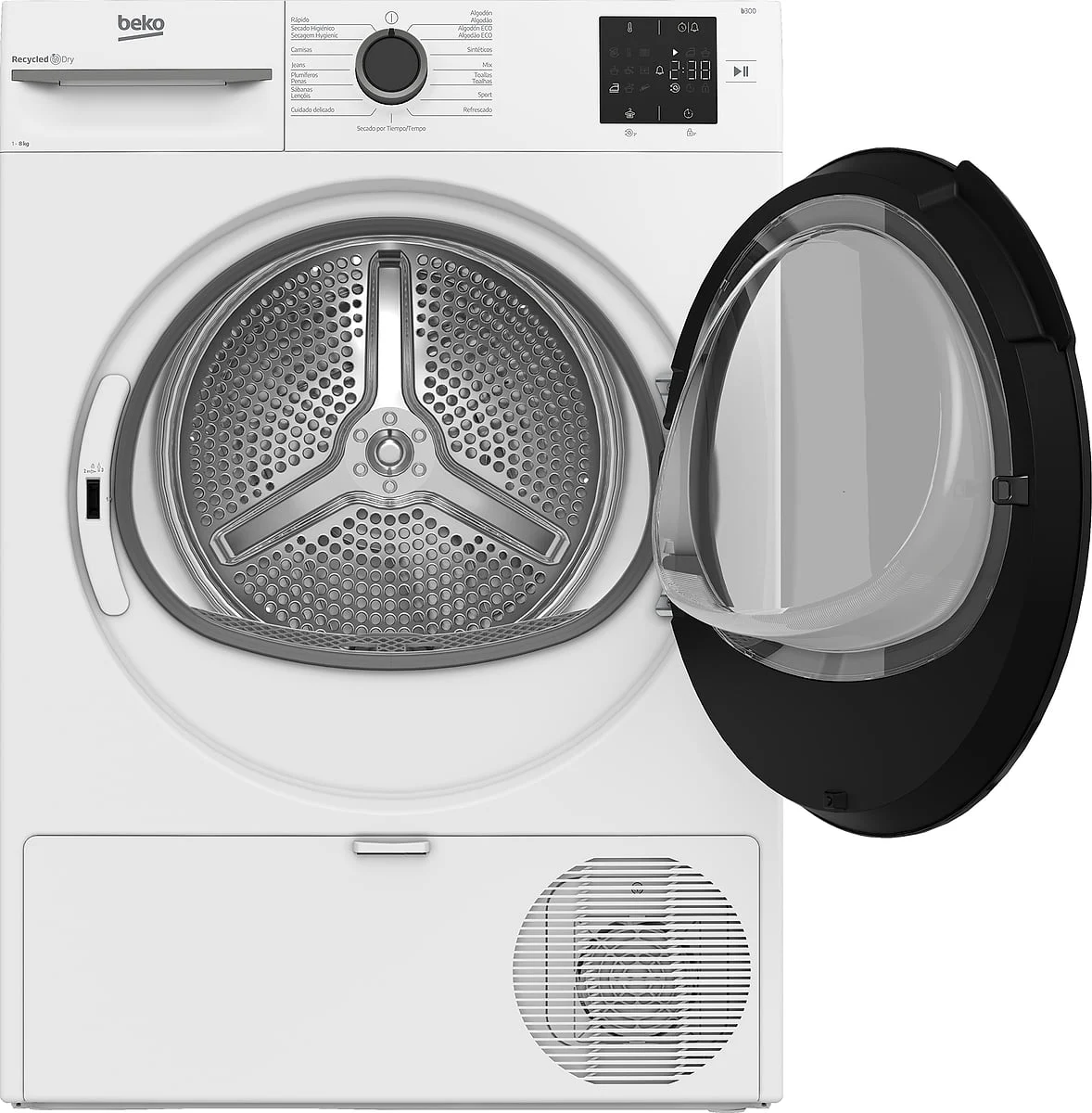 Secadora Beko BOMBA CALOR 8 Kg Clase E Blanco