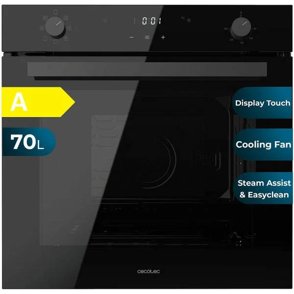 Horno Multifunción Cecotec Bolero Hexa M226001 70L 2800W Clase A Negro