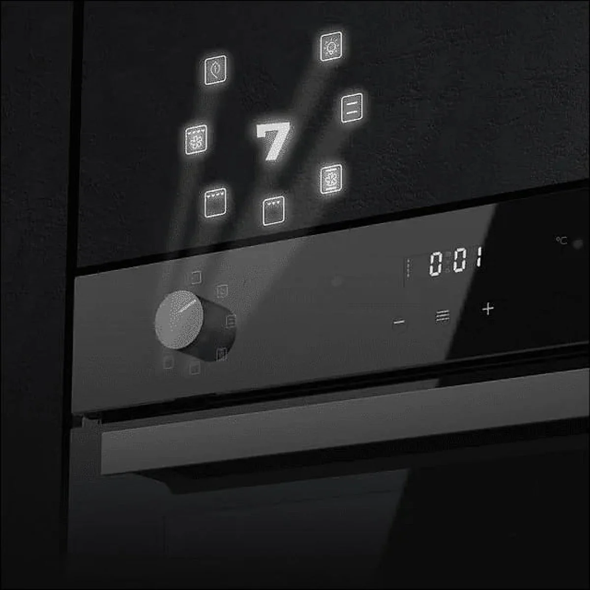 Horno Multifunción Cecotec Bolero Hexa M226001 70L 2800W Clase A Negro