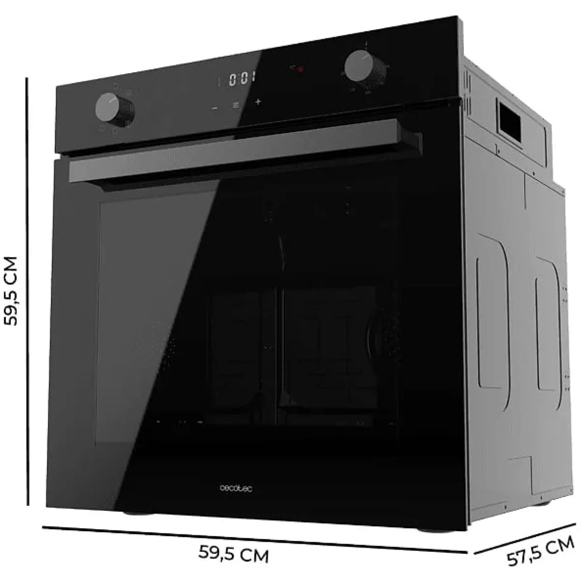 Horno Multifunción Cecotec Bolero Hexa M226001 70L 2800W Clase A Negro