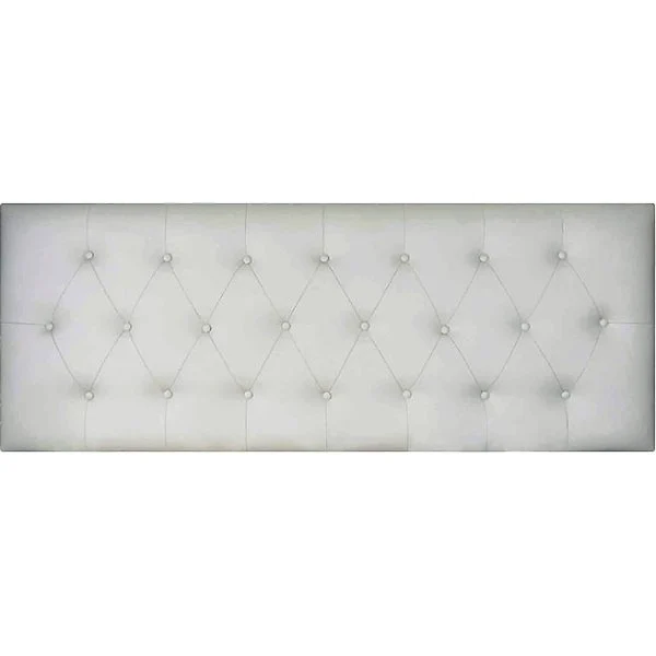 Cabecero Matrimonio Kait 160x120 Blanco Rombo