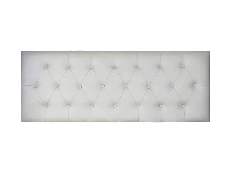 Cabecero Matrimonio Kait 160x120 Blanco Rombo