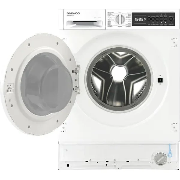 Lavadora Secadora Daewoo WDI814T2WB0ES 8 Kg 1200 rpm Integrable