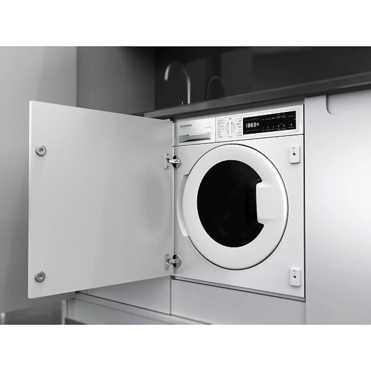 Lavadora Secadora Daewoo WDI814T2WB0ES 8 Kg 1200 rpm Integrable