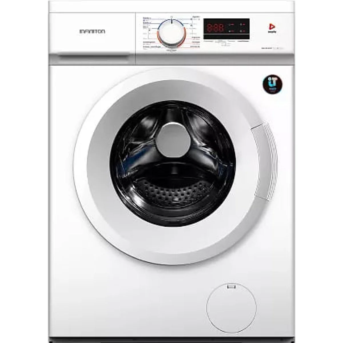 Lavadora Infiniton WM-D94AWT 9 Kg 1400 rpm Clase A Tapa Desmontable