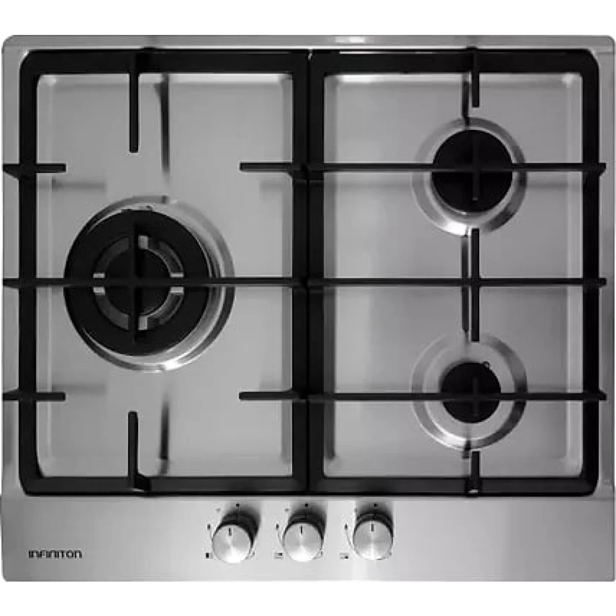 Encimera Gas Infiniton GAS-320WB 60 cm 3 Fuegos Inox