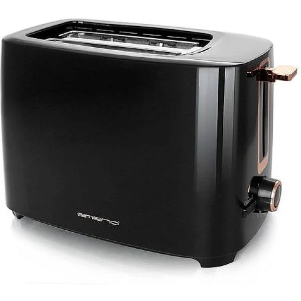 Tostador Emerio TO-125131 en color negro con diseño moderno.