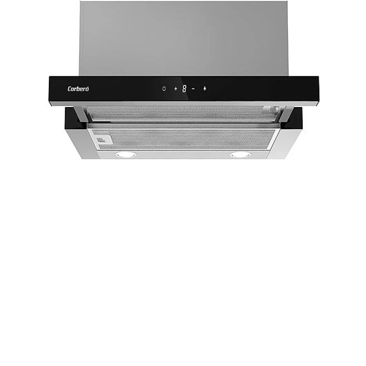 Campana Extractora Telescópica Corbero ANETO660X 620 m3/h Inox Frente Cristal