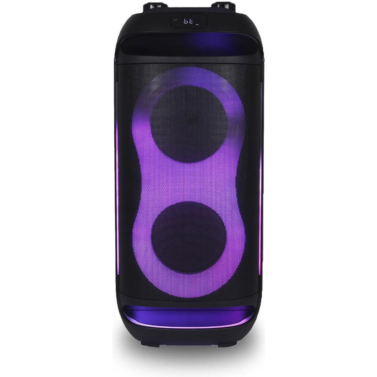 Altavoz Sogo Bluetooth 2x6.5" 60W Torre LED Negro