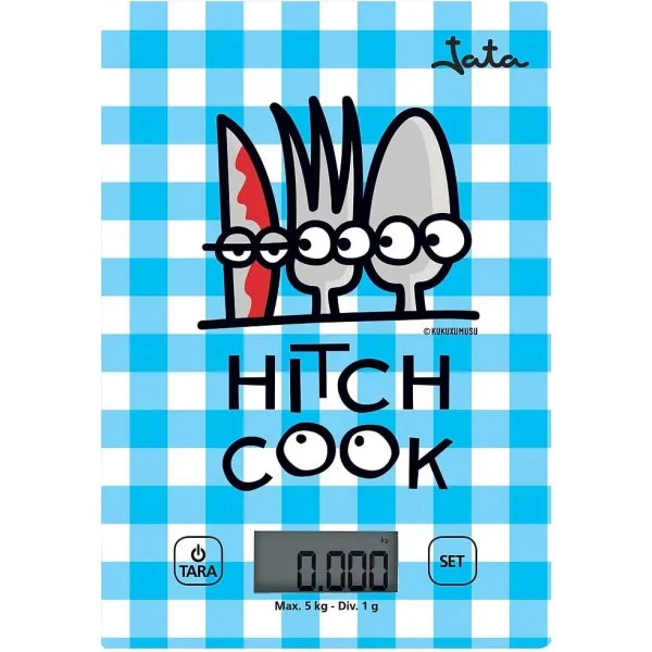 Balanza Cocina Jata 732K 5 Kg Alta Precisión Azul Kukuxumusu
