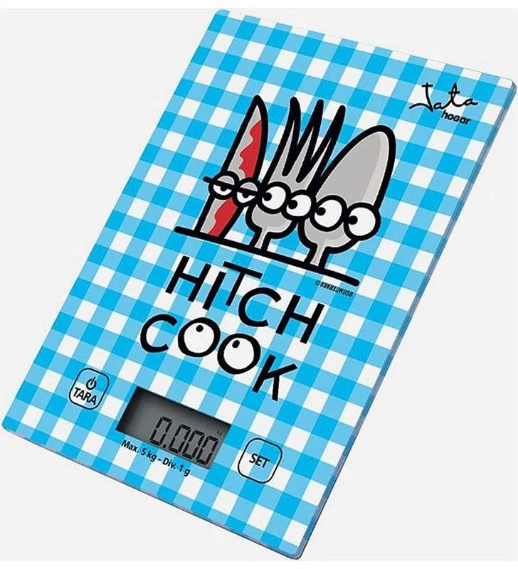 Balanza Cocina Jata 732K 5 Kg Alta Precisión Azul Kukuxumusu