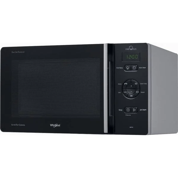 Microondas Whirlpool MCP346SL 25L 800W Grill Negro
