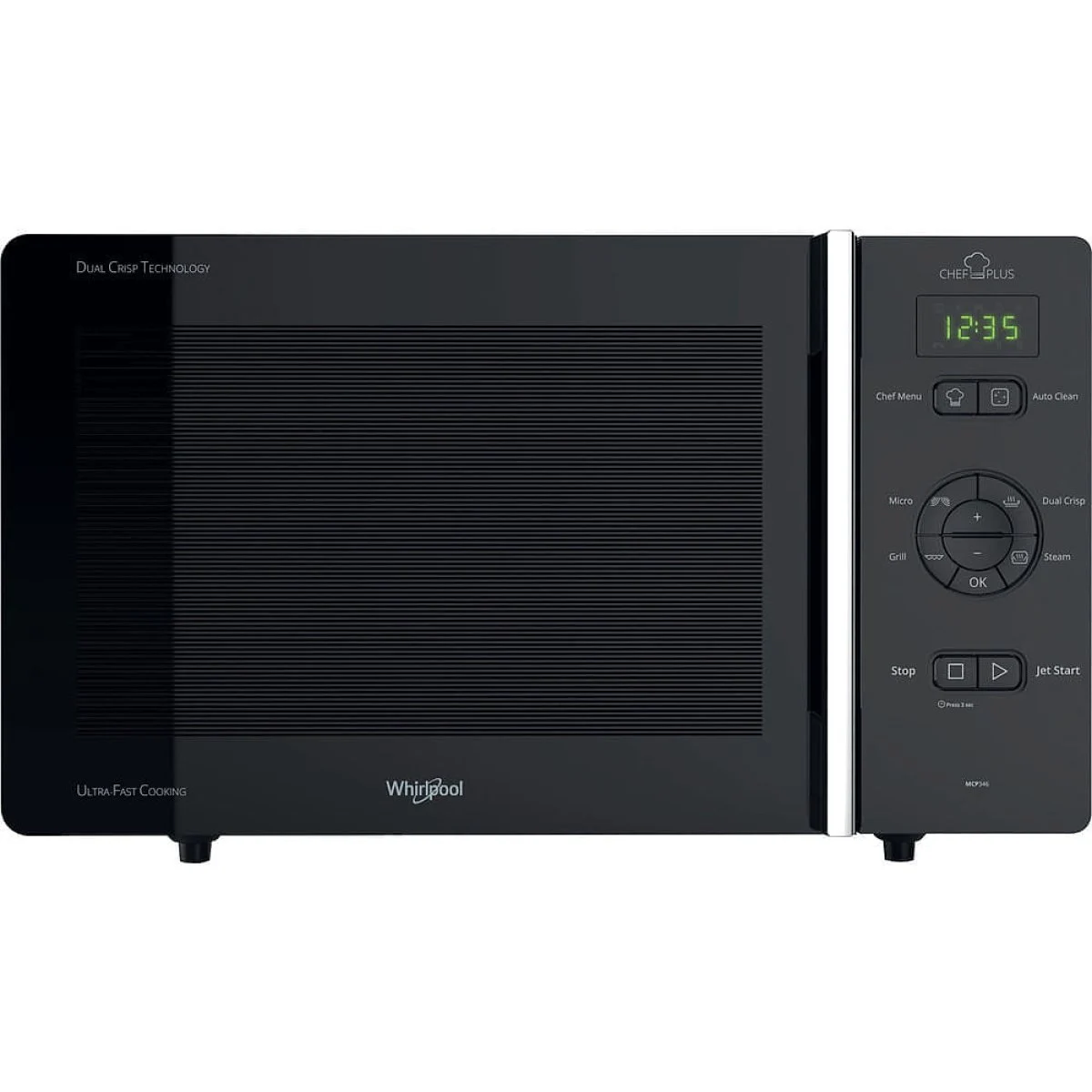 Microondas Whirlpool MCP346SL 25L 800W Grill Negro