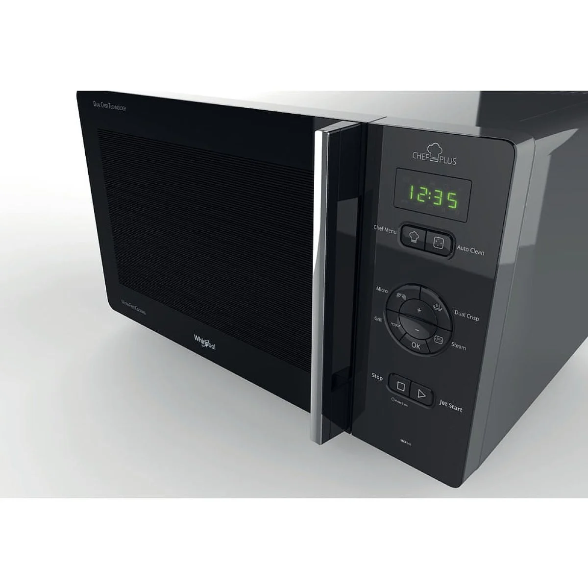 Microondas Whirlpool MCP346SL 25L 800W Grill Negro