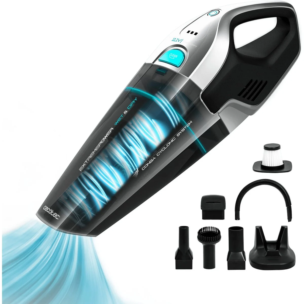Aspirador de mano Cecotec Conga Immortal Extreme Suction 11.1 V