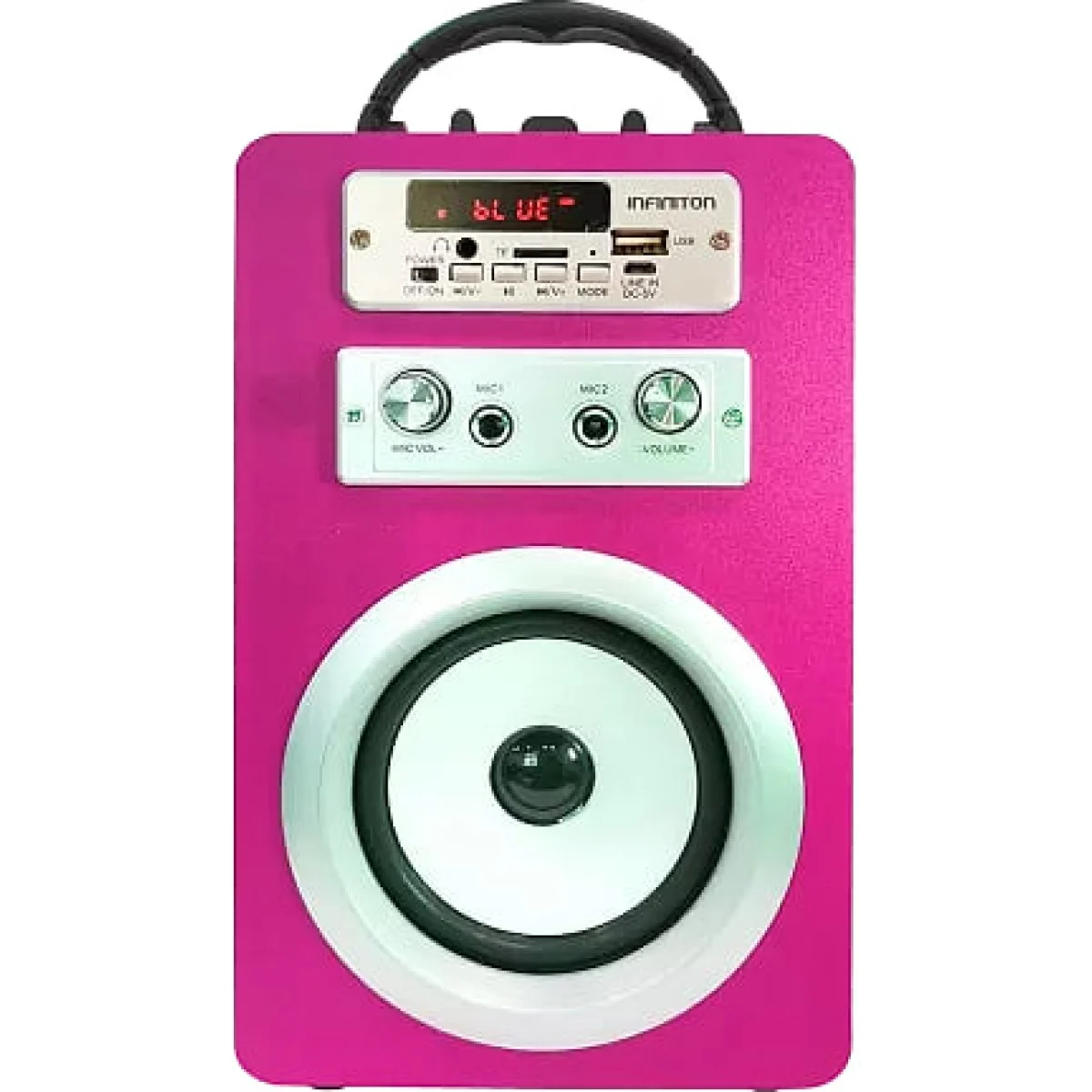 Altavoz Infiniton K8 Rosa 5 W Portátil Bluetooth Micrófono Adaptable