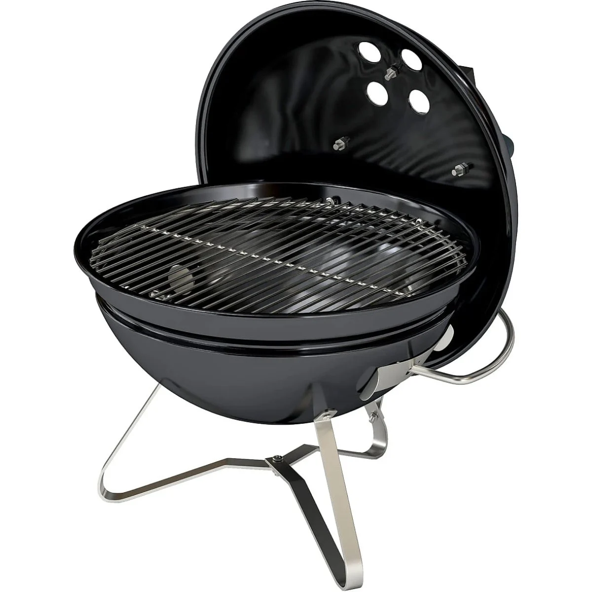 Barbacoa portátil redonda Balay 35 cm Negra