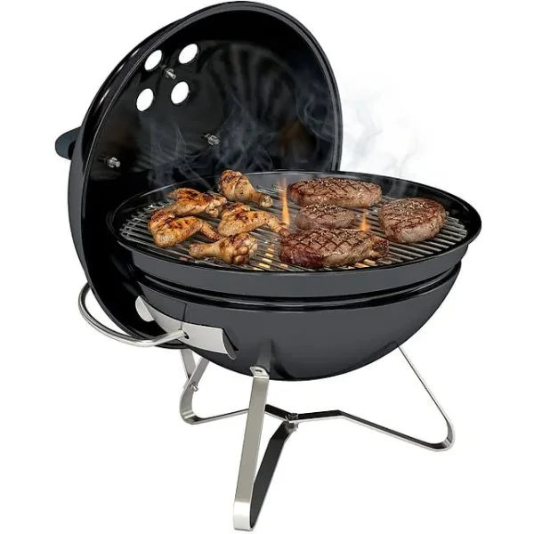 Barbacoa portátil redonda Balay 35 cm Negra