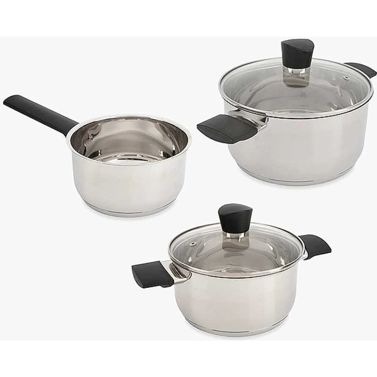 Batería de cocina Kinvara 5 piezas Inox