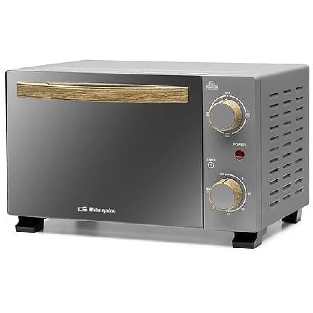 Mini horno Orbegozo HO 995 10 L Gris/Madera