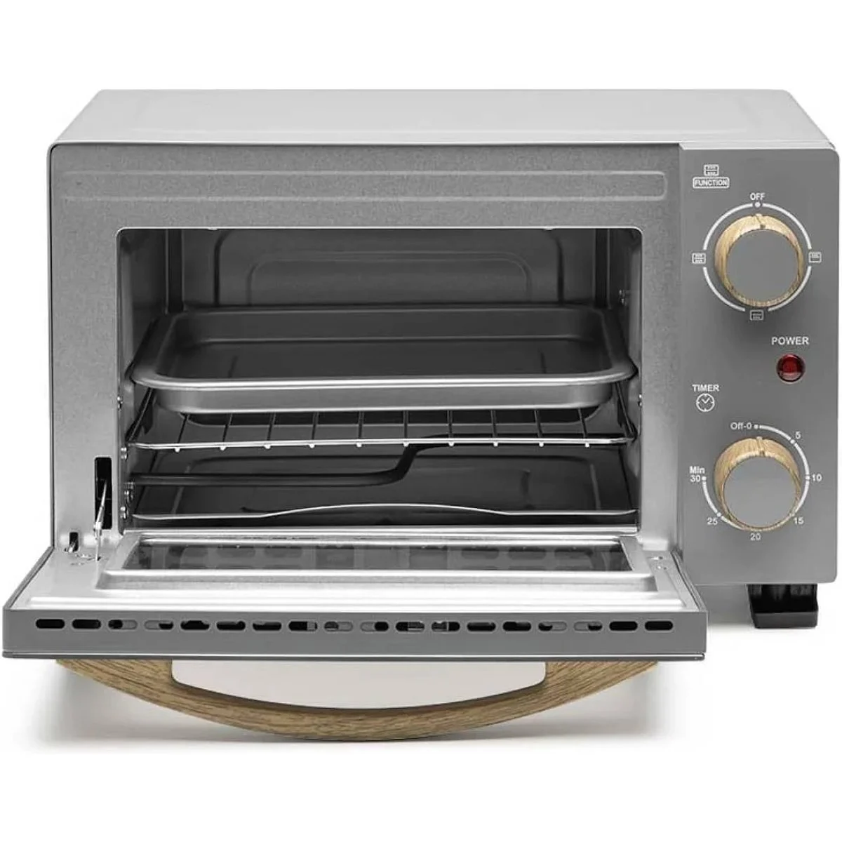 Mini horno Orbegozo HO 995 10 L Gris/Madera