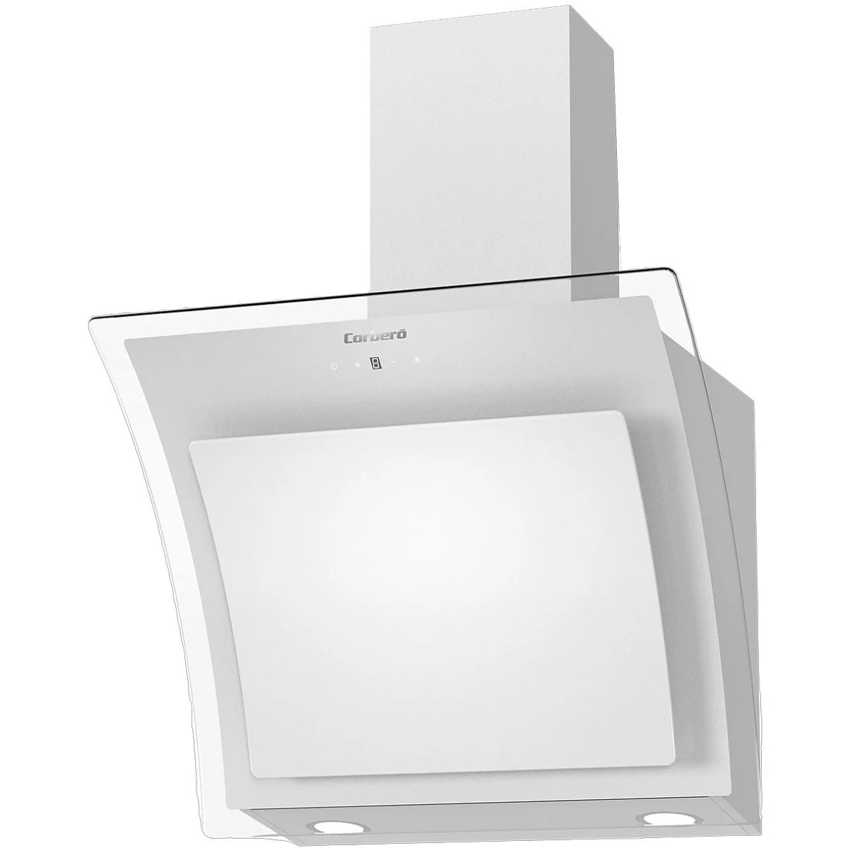 Campana Cristal Corbero NYASA600W 60 cm 1000 m3/h Blanca
