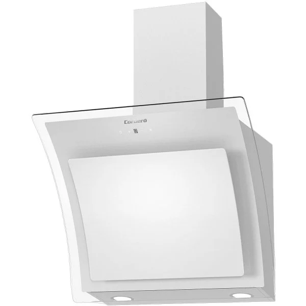 Campana Cristal Corbero NYASA600W 60 cm 1000 m3/h Blanca