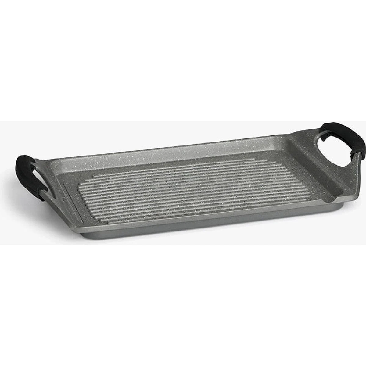 Plancha Asar Kinvara Plana Gris 34x26 Aluminio Fundido