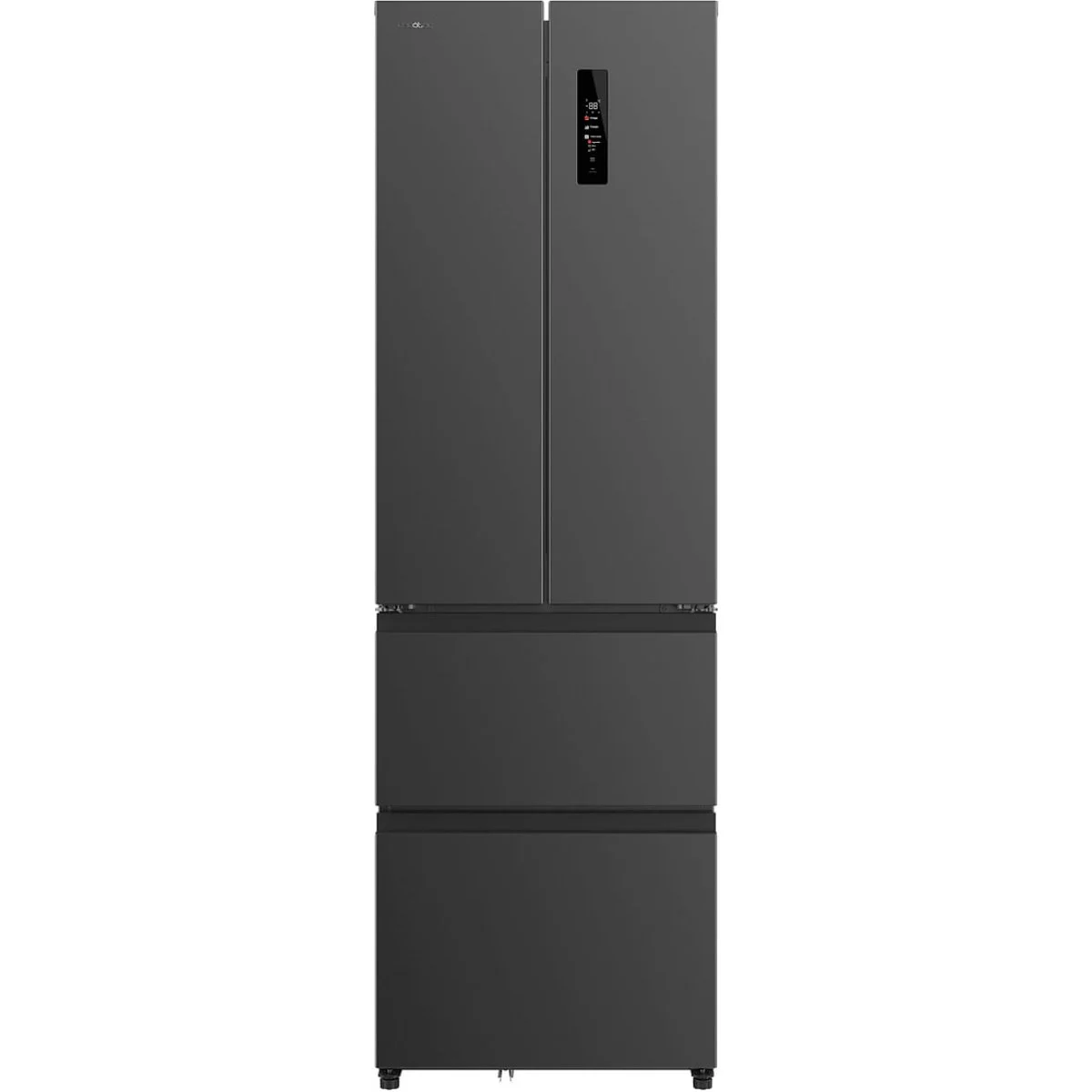 Frigorífico Cecotec Francés 4P 191x60 Dark Inox
