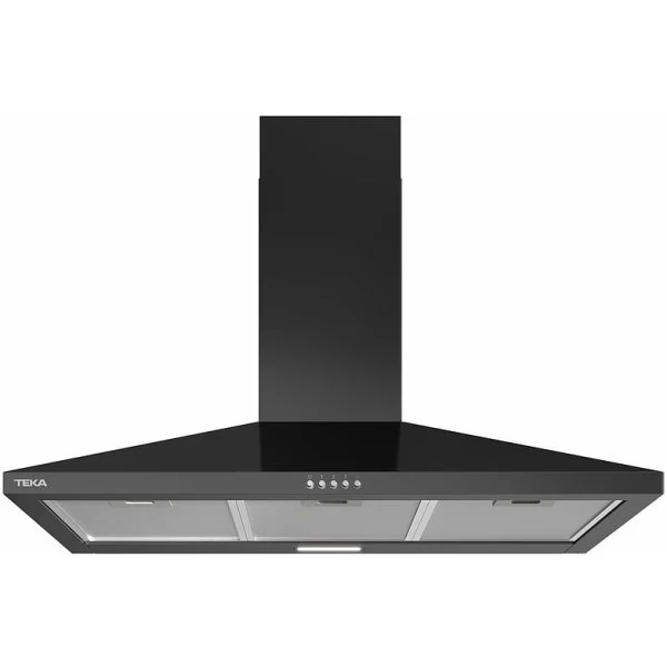 Campana Piramidal Teka DBB94140 KOS BK 90 cm 410 m3/h Negra