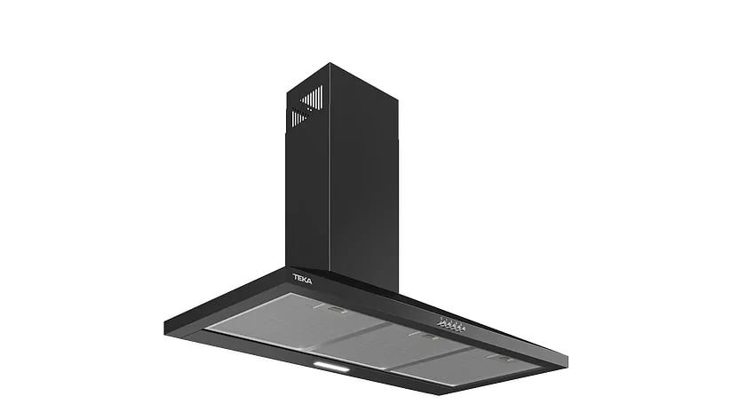Campana Piramidal Teka DBB94140 KOS BK 90 cm 410 m3/h Negra