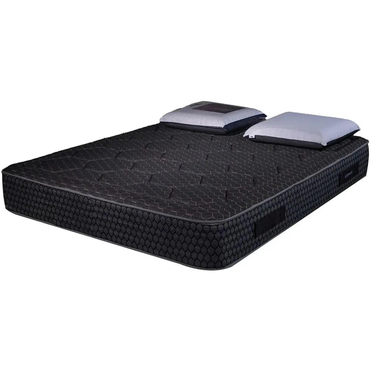Colchón Carbono Enrollado HR 135x190 28 cm Negro