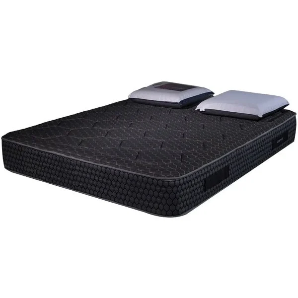 Colchón Carbono Enrollado HR 135x190 28 cm Negro