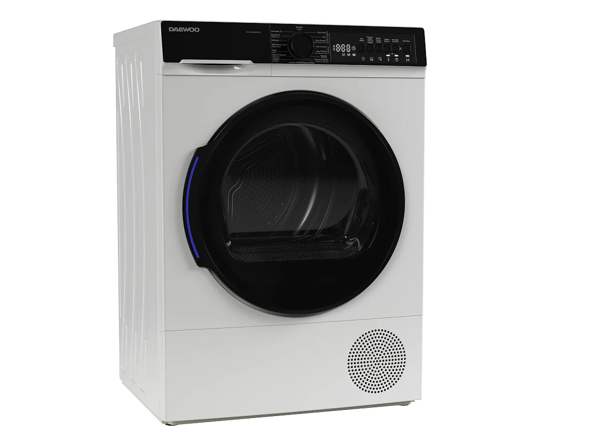 Secadora Daewoo 10 Kg Bomba Calor Clase D Blanco