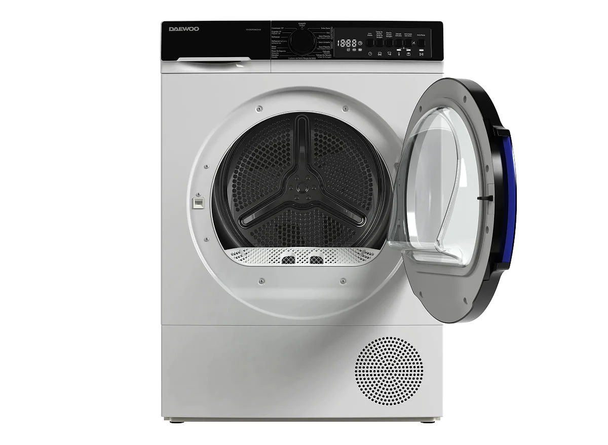 Secadora Daewoo 10 Kg Bomba Calor Clase D Blanco