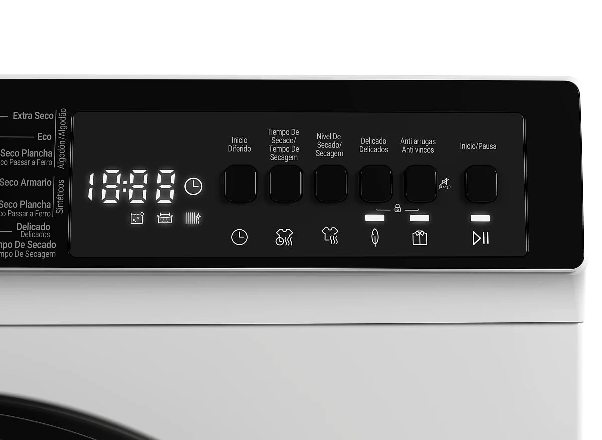 Secadora Daewoo 10 Kg Bomba Calor Clase D Blanco