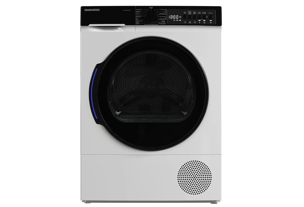 Secadora Daewoo 10 Kg Bomba Calor Clase D Blanco
