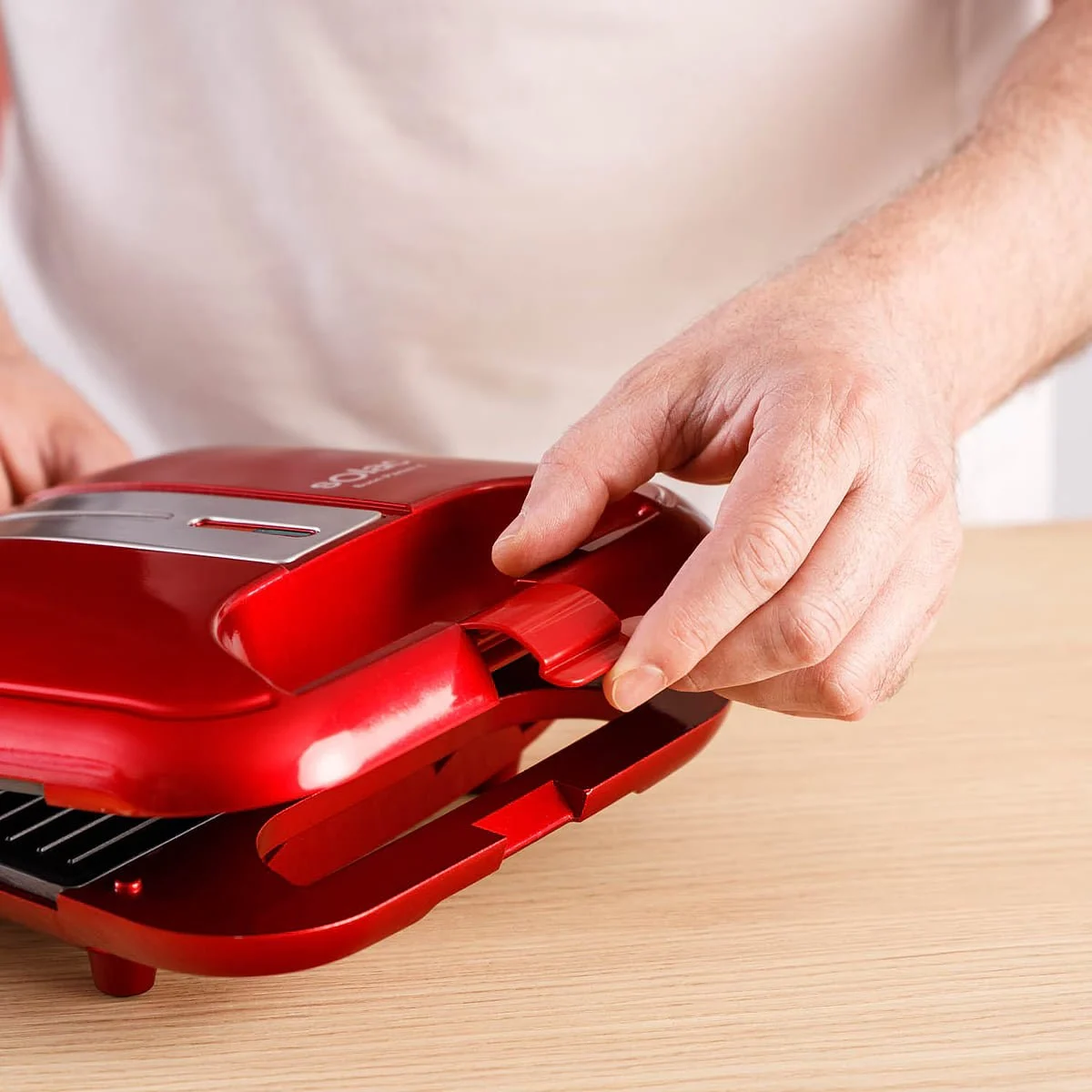 Sandwichera Solac Buon Panini II 750 W Roja