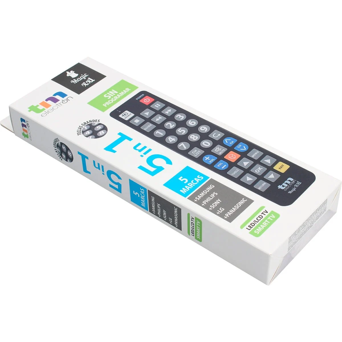 Mando a distancia Tm TMURC502 Magic XL 5 en 1