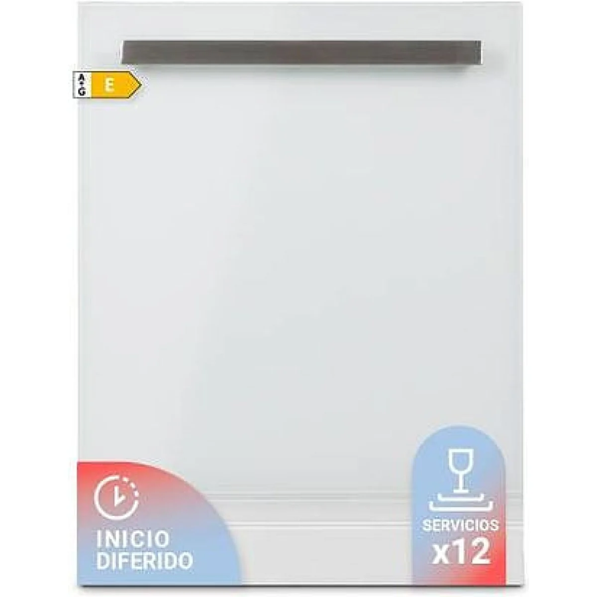Lavavajillas Universal MÁRMARA 4060 12 Servicios 1850 W Clase E Cristal Blanco