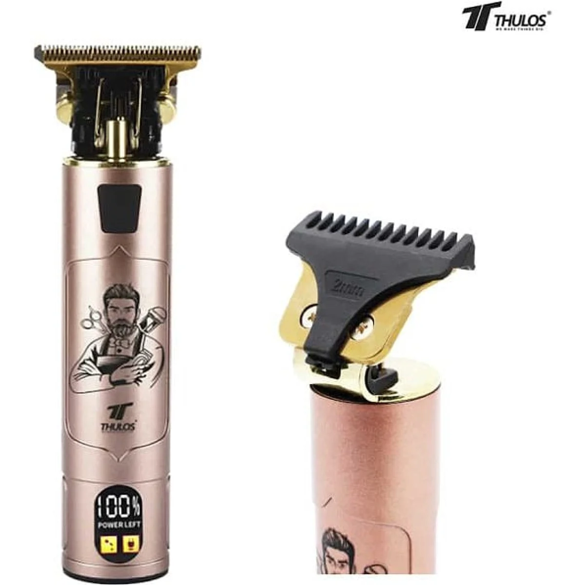 Recortadora de Pelo Thulos TH-CP114 Recargable Vintage