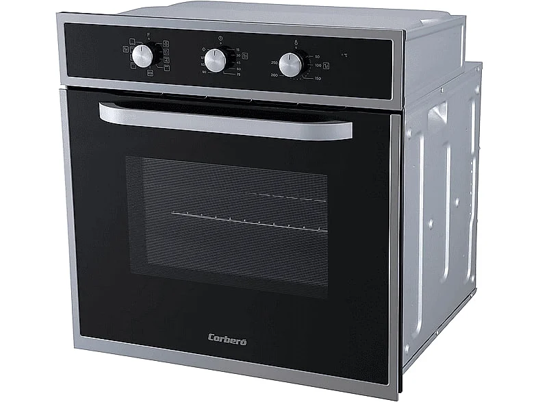 Horno multifunción Corbero CCHM703X 65 L 8 programas Clase A Negro