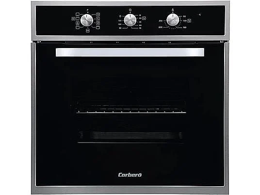 Horno multifunción Corbero CCHM703X 65 L 8 programas Clase A Negro